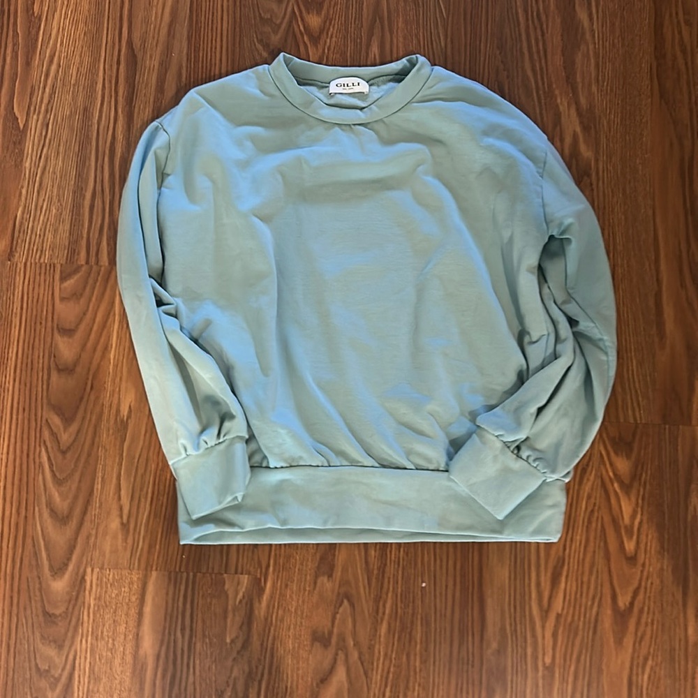 Gilli Seaform Green sweatshirt